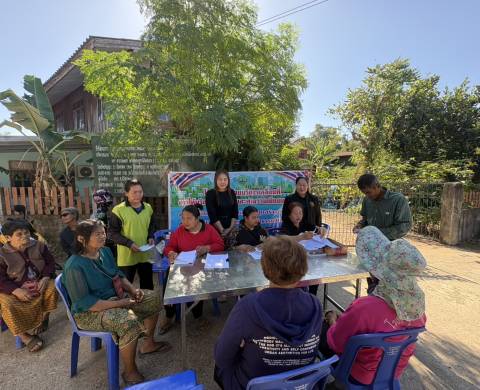 วันที่ 24ธันวาคม 2568 โครงการประชาสัมพันธ์การจัดเก็บภาษีที่ดินและสิ่งปลูกสร้าง ป้าย ม.6  ,ม.10,ม.12